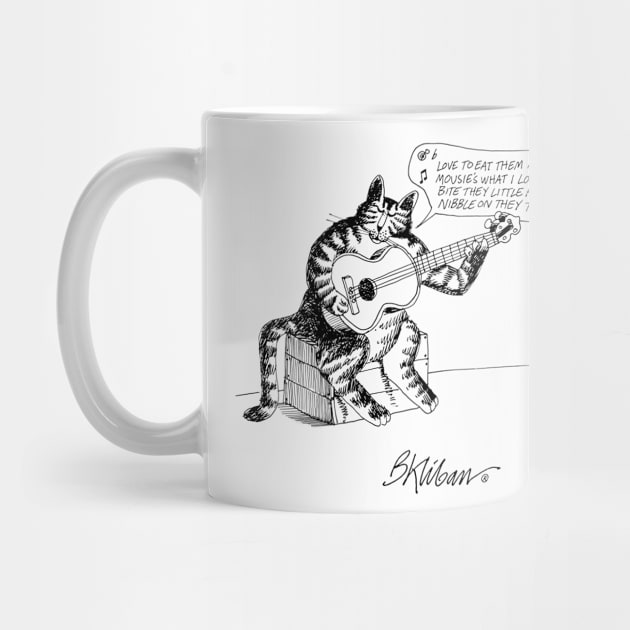 B Kliban Cat Guitar by audrinadelvin